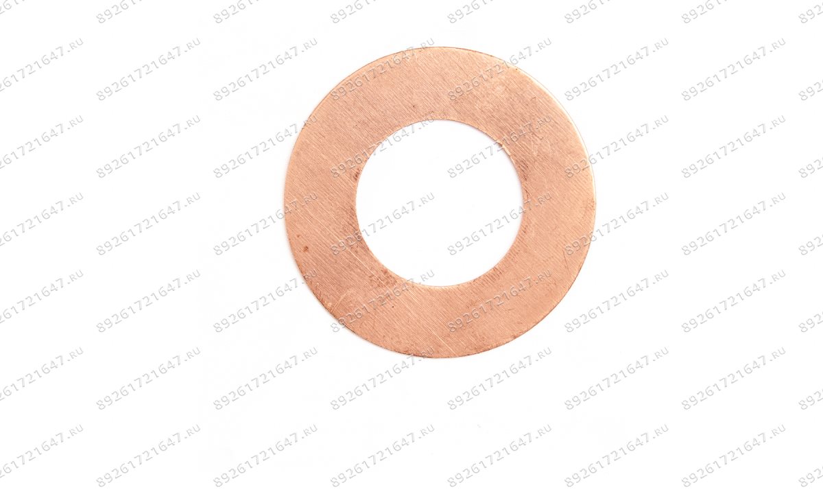  Шайба медная силового цилиндра V3.5 (Copper washer power cylinder d50mm x 26mm x 0.7mm) (1)