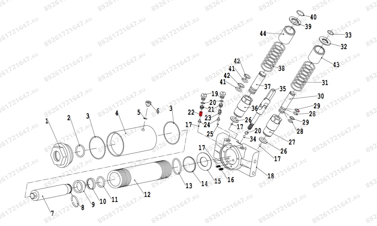  Пружина V3.5 (Spring d7.3mm x 18.5mm) (1)