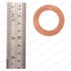  Шайба медная силового цилиндра V3, V3LP (Copper washer power cylinder d43mm x 26mm x 0.7mm) мни (1)