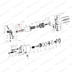  Манжета штока пневмонасоса (B3) S30-2EL, S40-2EL мни (0)