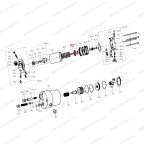  Плунжер пневмонасоса (Plunger Rod) S30-2EL, S40-2EL мни (2)