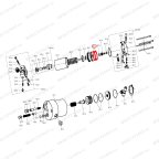  Кольцо поршня пневмонасоса S30-2EL, S40-2EL мни (0)