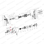  Пружина большого шарика клапана слива масла S30-2EL, S40-2EL мни (0)