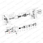  Крепежная гайка малого шарика клапана слива масла S30-2EL, S40-2EL мни (0)