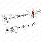  Впускной воздушный клапан в сборе (Air inlet valve assy) S30-2EL, S40-2EL мни (2)