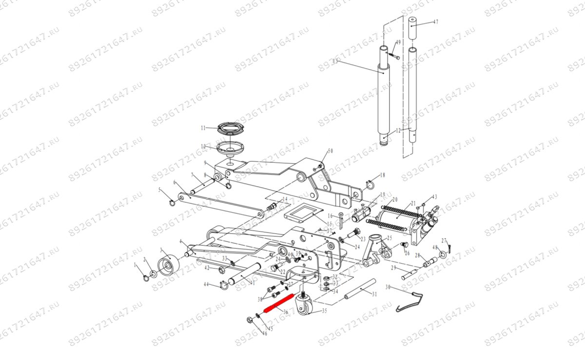  Шпилька соединительная V3.5 (Reinforcing rod pos.36) (0)