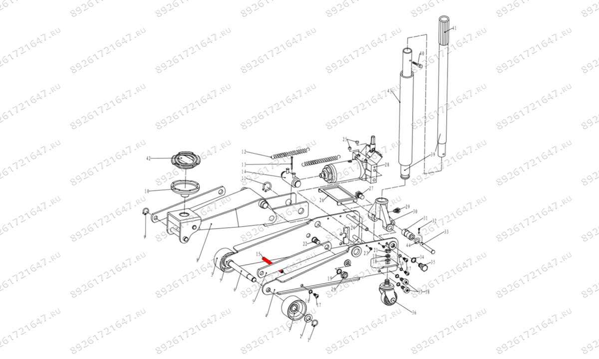  Шпилька соединительная V3 (Reinforcing rod pos.15) (1)