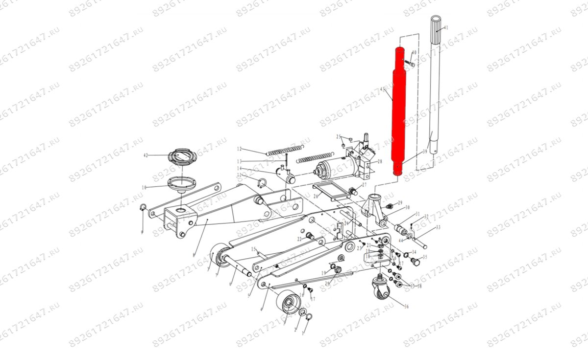  Ручка нижняя часть V3, V3LP (Upper Handle pos.38) (1)