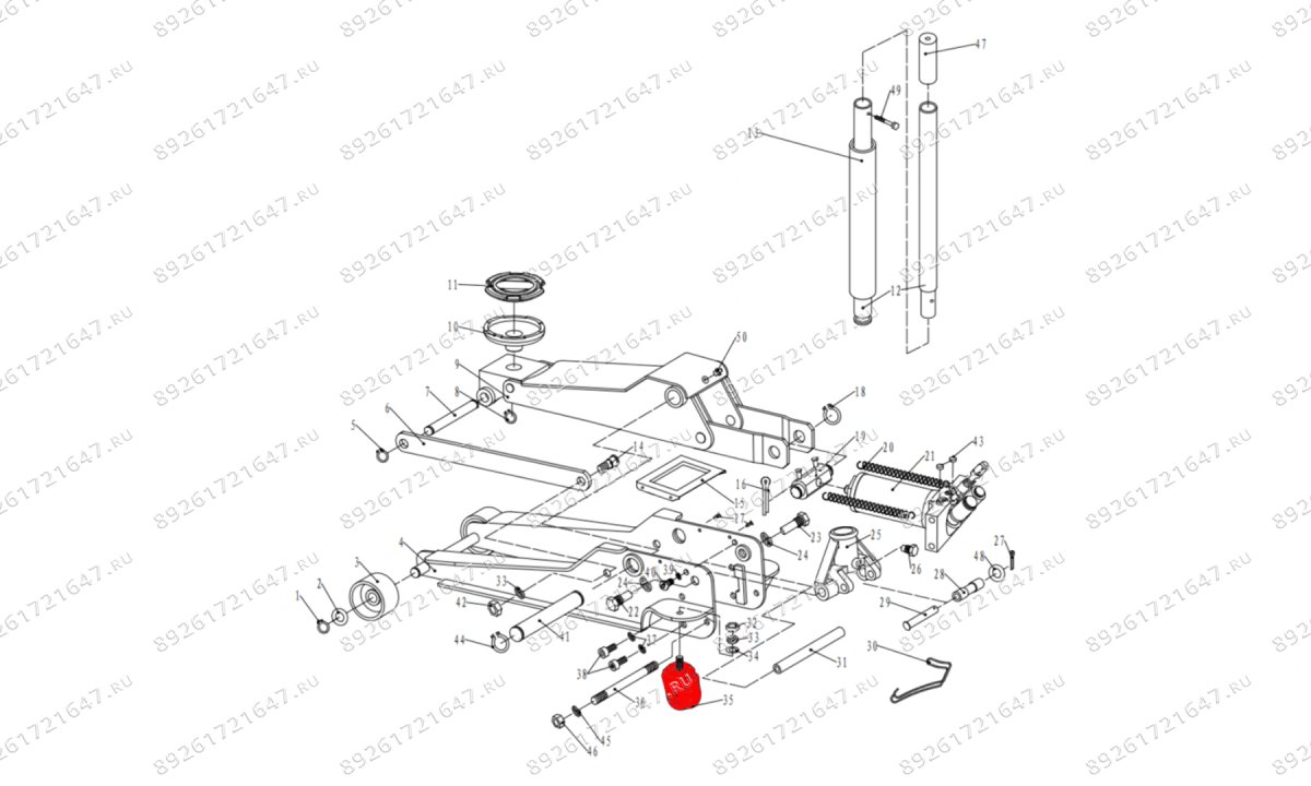  Колесо заднее V3, V3LP, V3.5 (Rear wheel pos.36, pos.26, pos.35) (1)