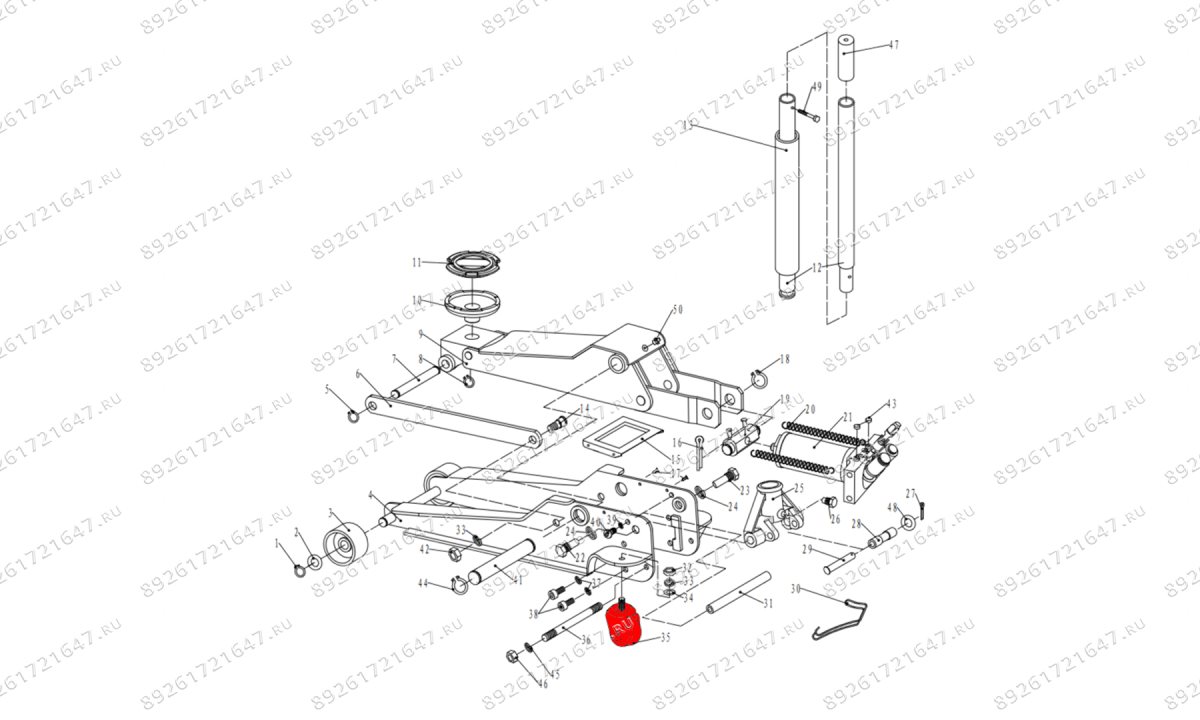  Колесо заднее V3, V3LP, V3.5 (Rear wheel pos.36, pos.26, pos.35) (1)