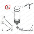  T612100A/35 цилиндр гидравлический мни (0)