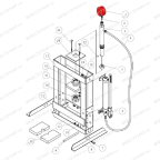  Манометр (Pressure gauge п.1) HJ0802.5005, HJ0802.7016 мни (2)