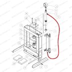  Шланг гидравлический (Hydraulic Hose п.4) HJ0802.5005, HJ0802.7016 мни (1)