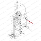  Ручка металлическая (Handle п.21) HJ0803B.5005, HJ0803B.7016 мни (3)