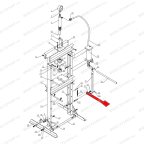 Педаль (Foot pedal п.27) HJ0803B.5005, HJ0803B.7016 мни (3)