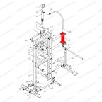  Насос гидравлический (Pump assy п.28) HJ0803B.5005, HJ0803B.7016 мни (3)