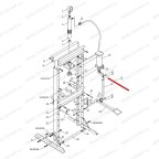  Ручка металлическая (Handle п.38) HJ0805C.5005, HJ0805C.7016 мни (2)