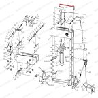  Шланг гидравлический (Hose п.52) HJ0811CE.5005 мни (1)