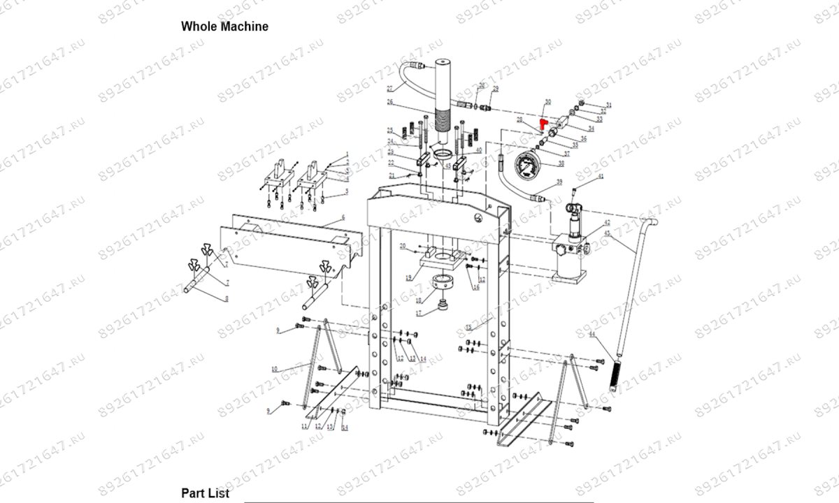  Фитинг манометра угловой (Direct fitting п.30) HJ0821.5005 (1)