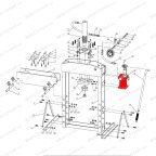  Насос гидравлический (Pump assy п.42) HJ0821.5005 мни (4)