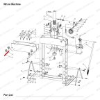  Штифт рамы (Pin п.8) HJ0821.5005 мни (1)