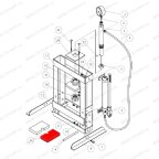  Блок (Pressure plate п.12) HJ0802.5005, HJ0802.7016 мни (4)
