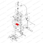  Блок (Pressure plate п.16) HJ0803B.5005, HJ0803B.7016 мни (3)