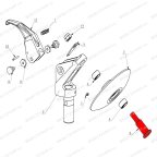 Шпиндель тарелки монтажного крюка V-26, V-57 фото