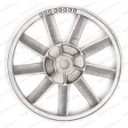  Шкив D266.7, A1 LB24, LB24А, LB30, LB30А, LB30АВ мни (2)