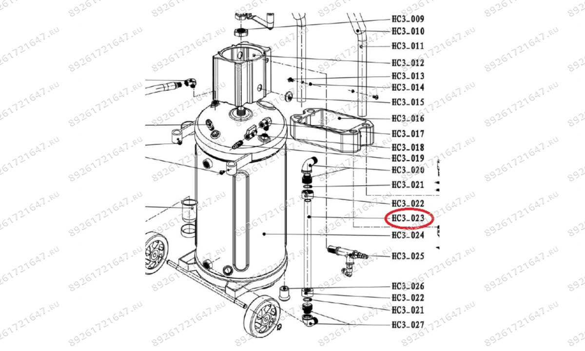  HC-3026/HC3-023 Колба смотровая (1)