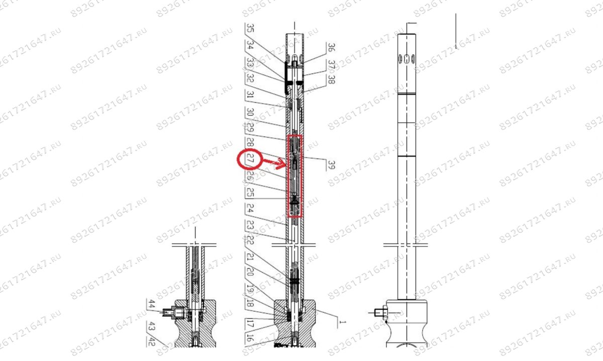  HG-68012M/27 Поршень нагнетателя (1)