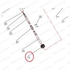  HG-68213M/17 Поршень с уплотнением мни (0)