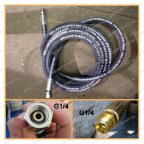  HG-77220/H Шланг нагнетателя 400бар L-4200мм G1/4-G1/4 мни (0)