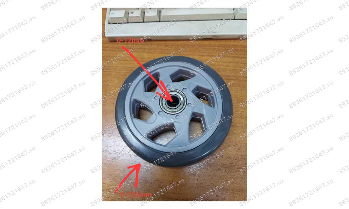  TF-6238TP/WF125 Колесо неповоротное 125мм (0)