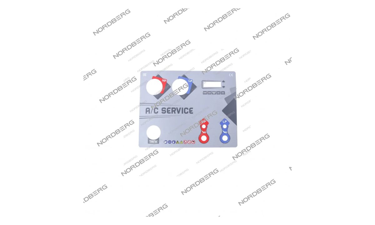  NORDBERG ЗАПЧАСТЬ ПАНЕЛЬ центральная (наклейка) для NF12 NF12#CEN-PAN (0)