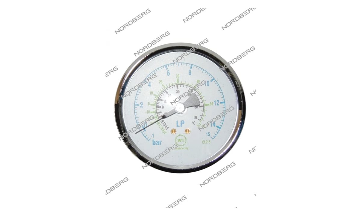  NORDBERG ЗАПЧАСТЬ МАНОМЕТР LP (15BAR/80d) для NF22L NF22L#GAUGE15 (0)