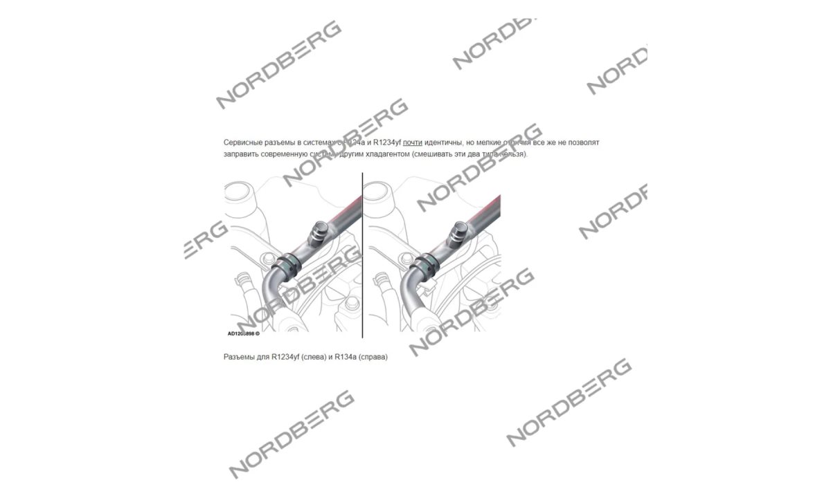  ОПЦИЯ Комплект для работы с газом R1234yf (фильтр + брс) для NF13P Nordberg R1234yf (0)