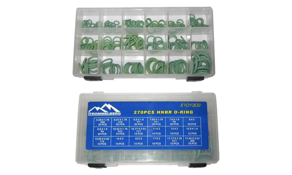  Кольца уплотнительные HNBR, набор (270 шт.) (0)