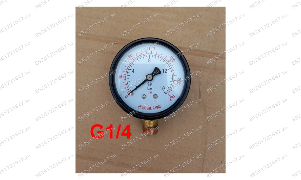  T06520/16 Манометр аппарата пескоструйного (0)