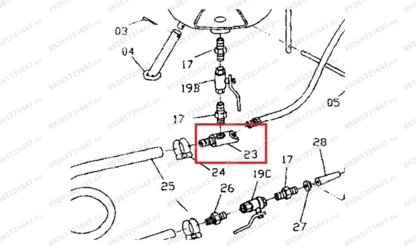 T06520/23 Коллектор выпускной фото