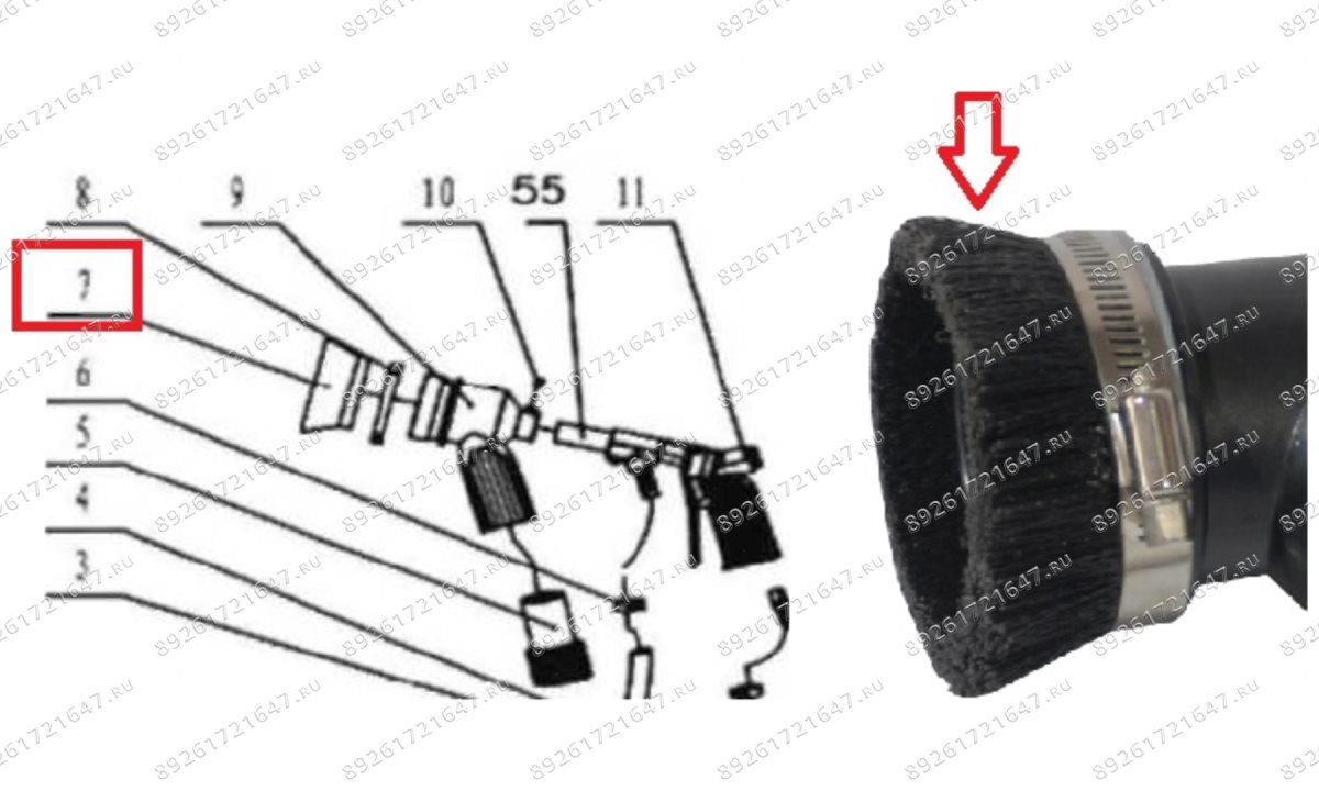  T06528/07 Насадка щеточная (0)