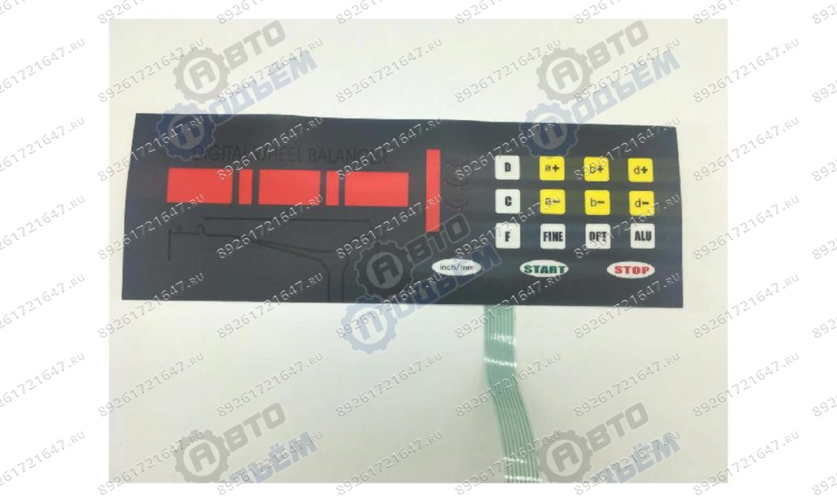  Клавиатура плата, передняя панель балансировочного станка (1)