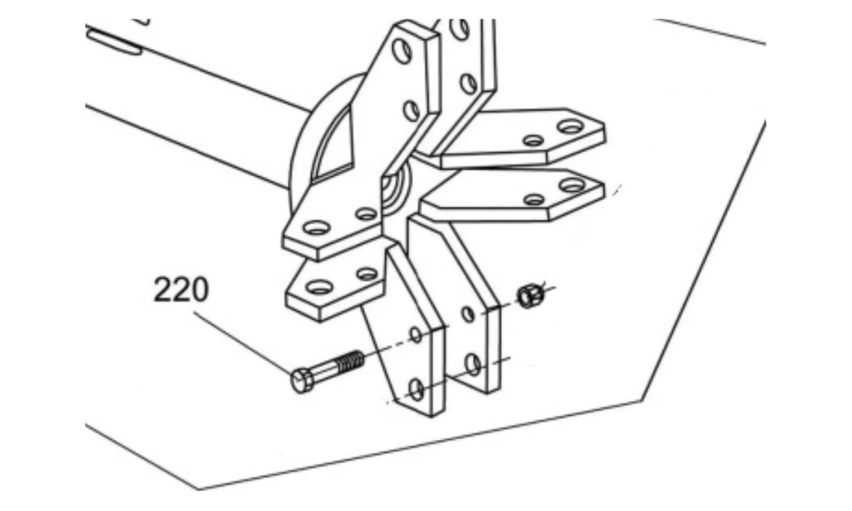  KraftWell KRW26-S220 Болт (0)