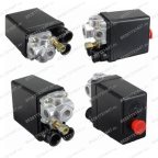  Прессостат, реле давления для компрессора 220V, 4 вых. мни (2)
