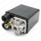  Прессостат, реле давления для компрессора 220V, 4 вых. мни (0)