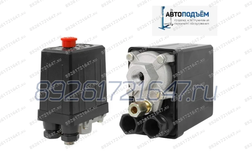Прессостат, реле давления для компрессора 220V,1 вых. фото