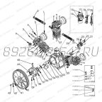  Прокладка картер-цилиндр (цилиндра нижняя) LB50, LB75 (21153003) мни (0)