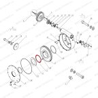 Шайба главного вала червячного редуктора V-57, V-57A (TC-20-1230013) фото