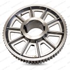 Шестерня редуктора 370 мм 118 зубьев дюралевая на грузовой ШМС 
 фото