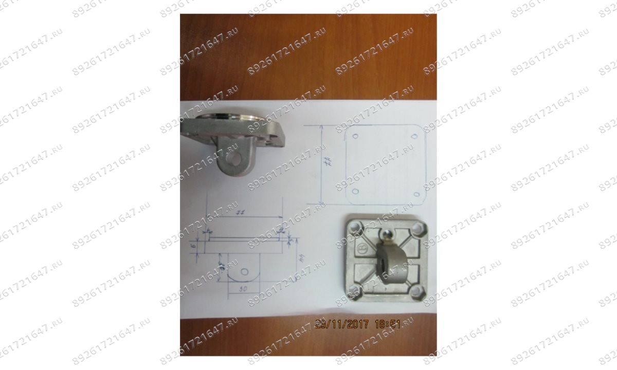  221-155 Фланец задний пневмоцилиндра (0)